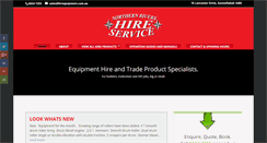 Desktop Screenshot of hirequipment.com.au